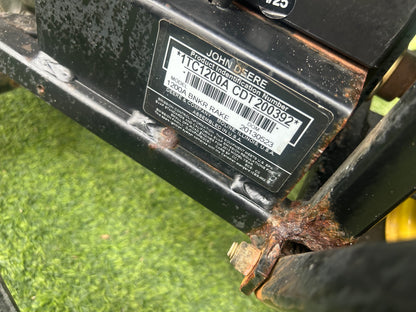 JOHN DEERE 1200A BUNKER & FIELD RAKE W/REAR RAKE LIFT