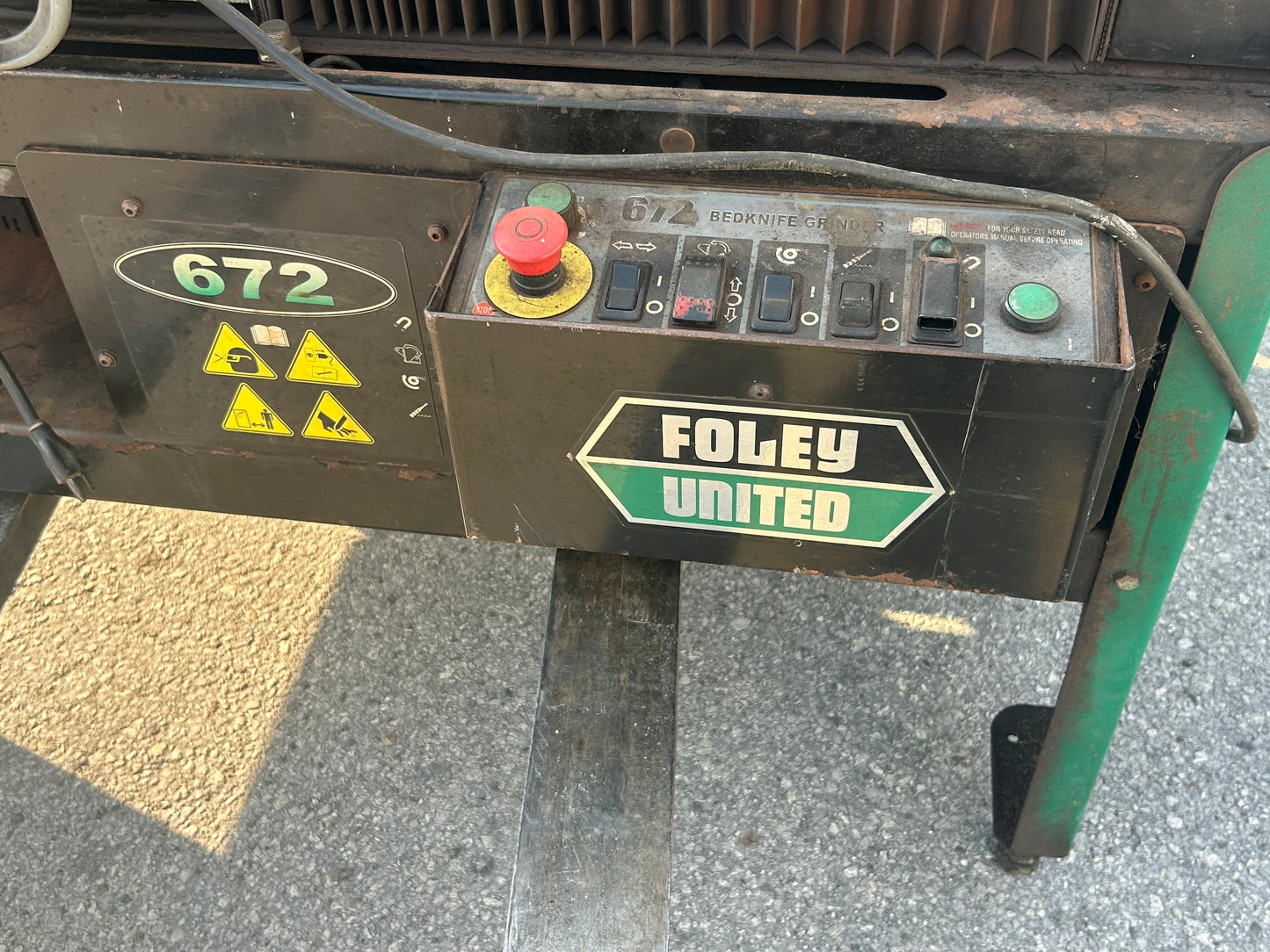 BEDKNIFE GRINDER, FOLEY 672