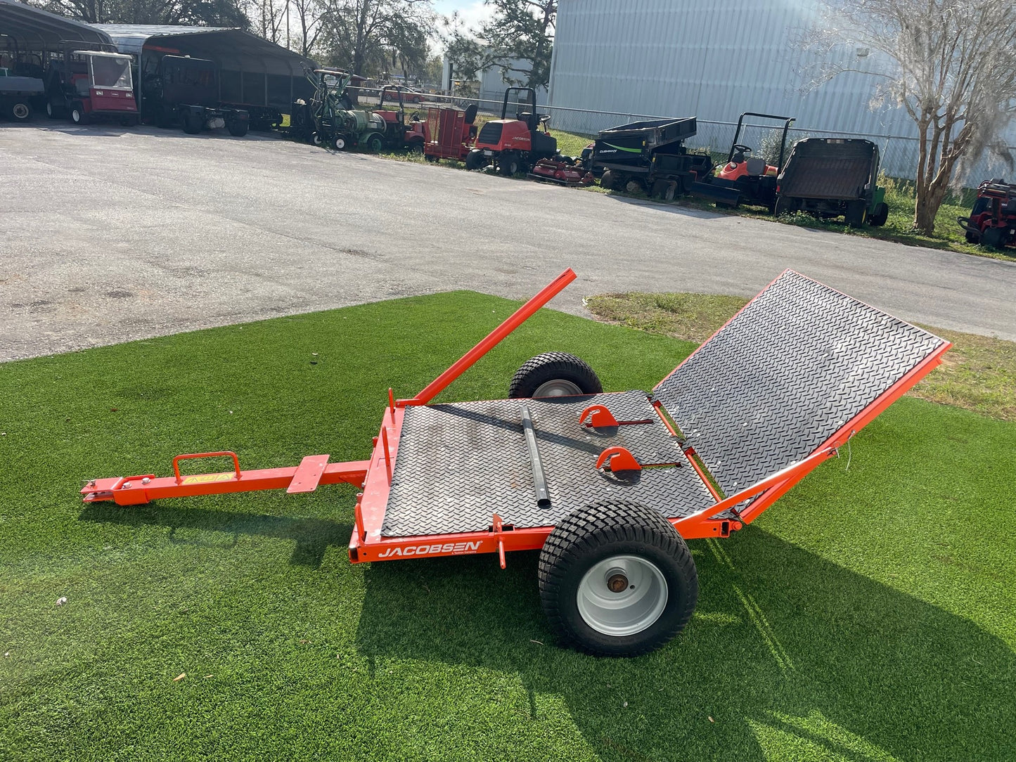 Walk Mower Caddy Trailer